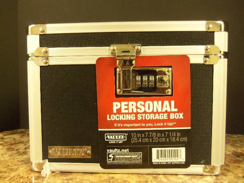 Personal Locking Storage Box