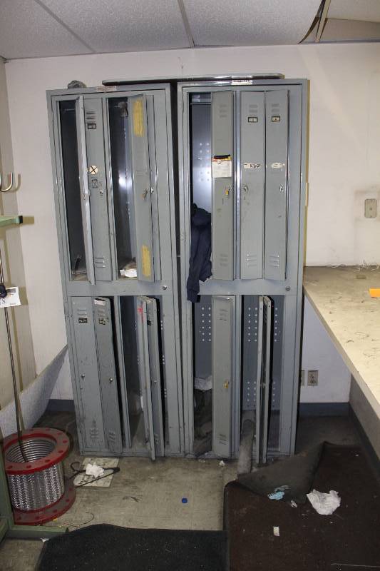 Lot of (2) Change-O-Matic Lockers 21� x 26� x 84�.