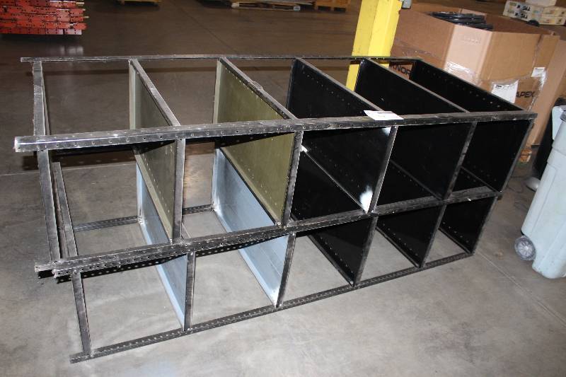 Lot of (2) Metal Shelving Units 36� x 12� x 87�.