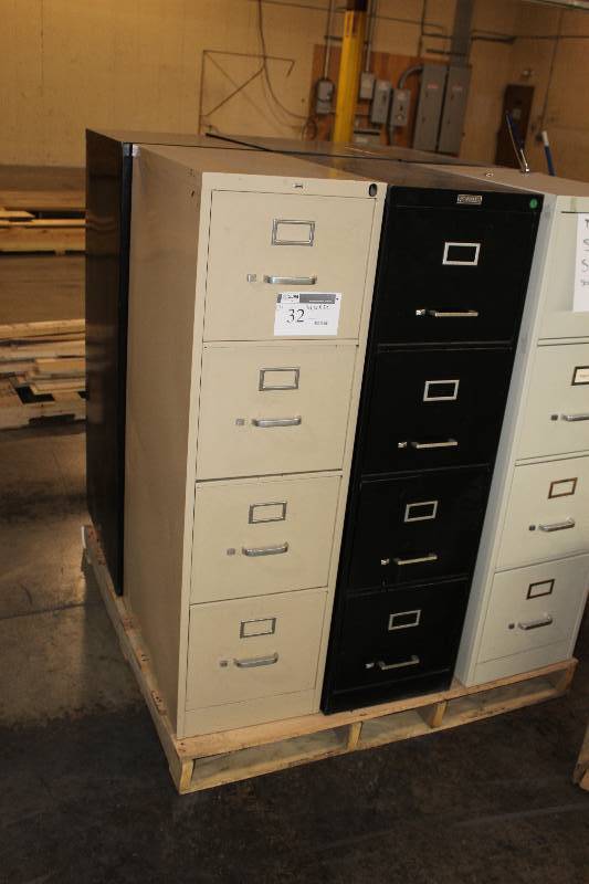 Lot of (2) Filing Cabinets 15� x 25� x 52�.