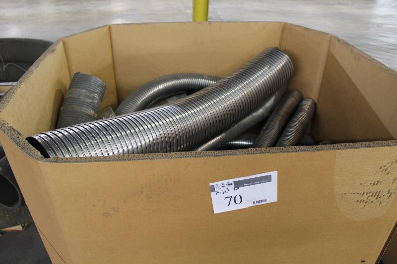 Pallet Lot of Metal Flex Tubing & Ducting.