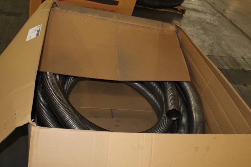Pallet Lot of Metal Flex Tubing & Ducting.