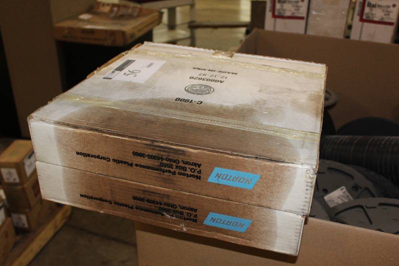 Box Lot of (2) Plastic Tubing Yellow.