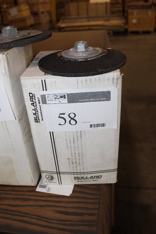 Box Lot of Bullard Top Hat 7� Grinding Discs app. 10 ct.