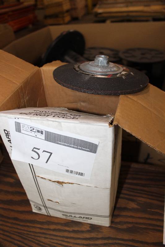 Box Lot of Bullard Top Hat 7� Grinding Discs app. 10 ct.