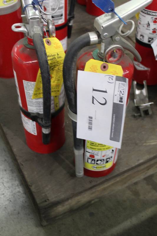 Lot of (2) Fire Extinguishers.