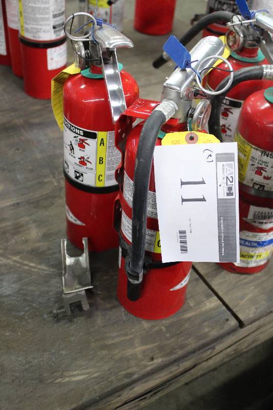 Lot of (2) Fire Extinguishers.