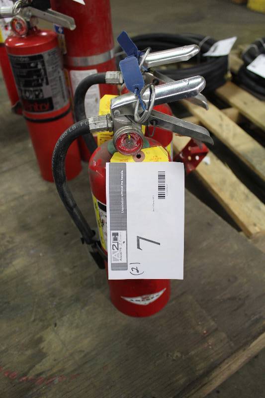 Lot of (2) Fire Extinguishers.