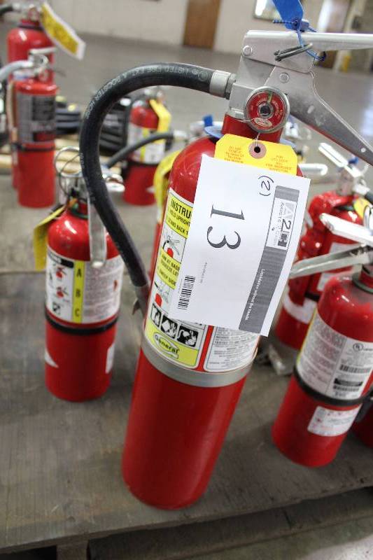 Lot of (2) Fire Extinguishers.