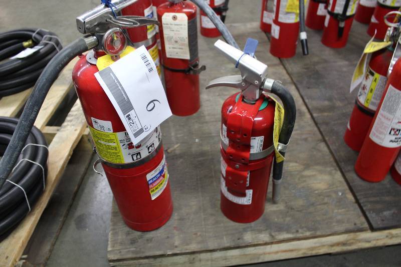 Lot of (2) Fire Extinguishers.