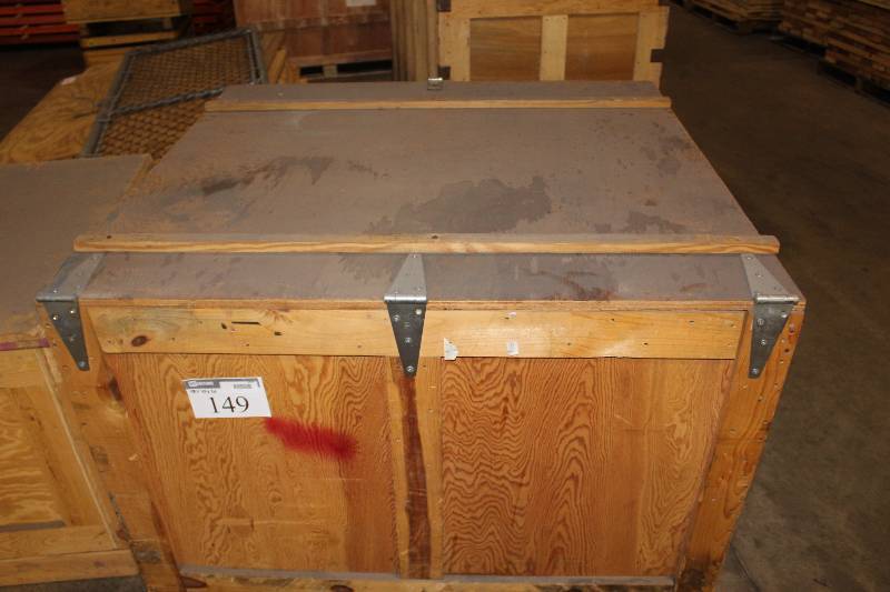 Wooden Crate wLid 45� x 48� x 36�.