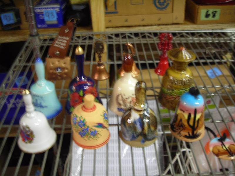 lot 75 image: 12-Collector Souvenir Bells