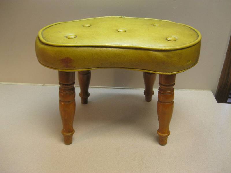 lot 36 image: Small Vintage Stool. Has Some Wear....