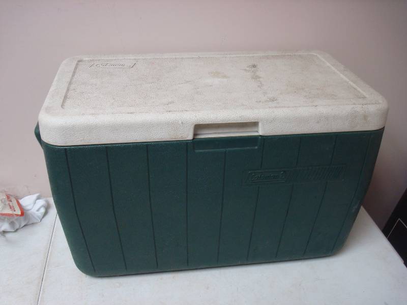 lot 41 image: Coleman Cooler. Some Wear....