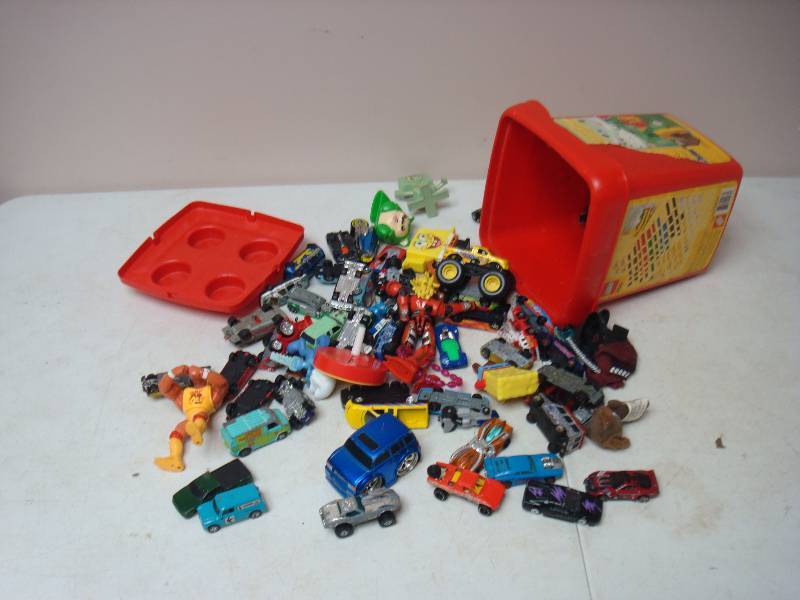 lot 86 image: Container Of Cars And Toys....