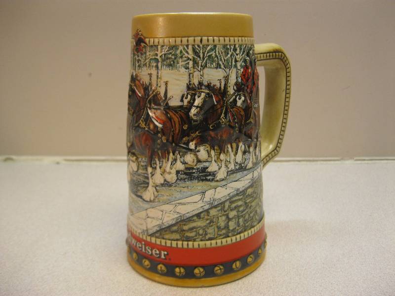 lot 103 image: 1988 Budweiser Collector Mug....