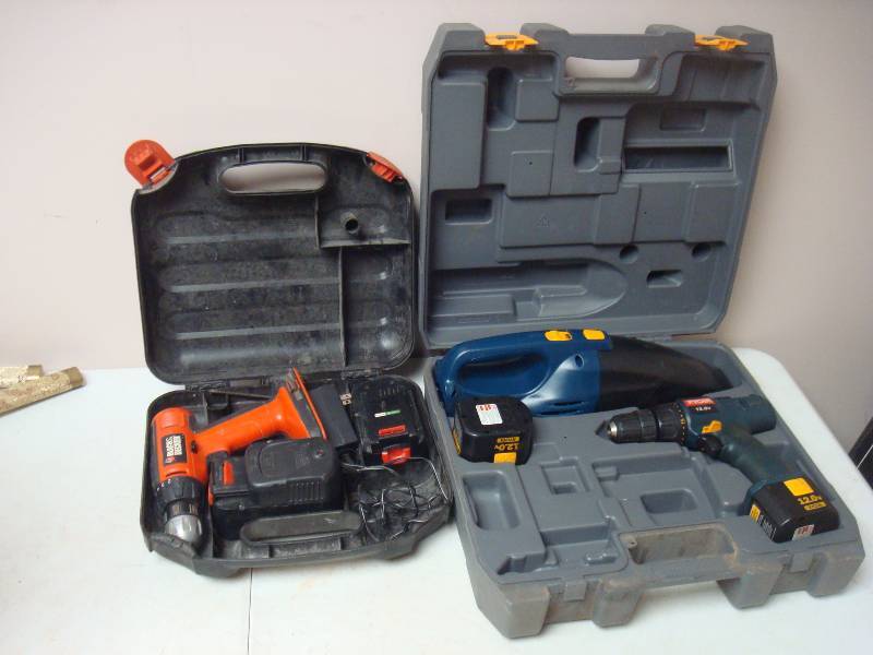 lot 152 image: Lot Of Rechargeable Tool Items As Is Pictured...
