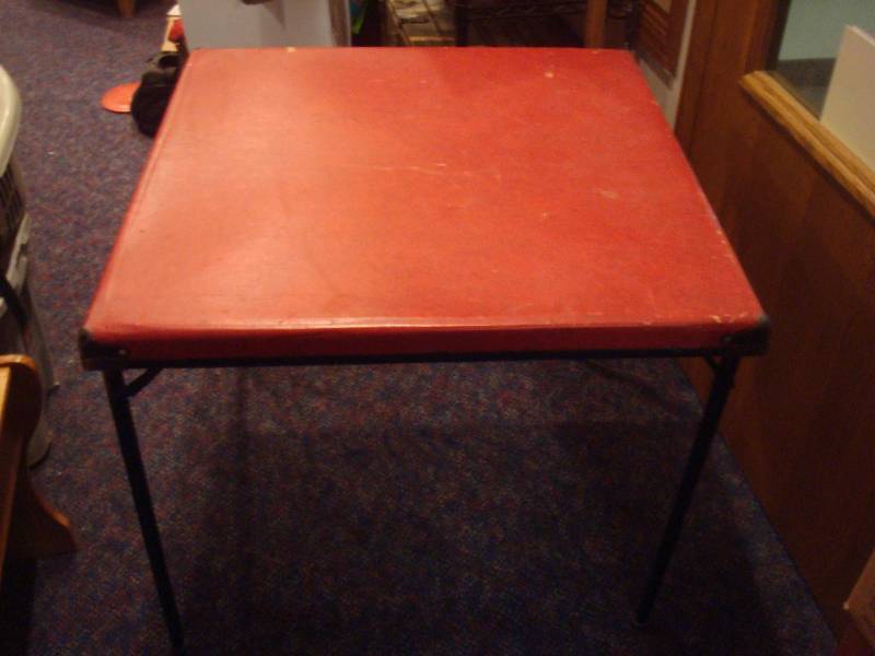 lot 170 image: Vintage Card Table, Shows Wear...