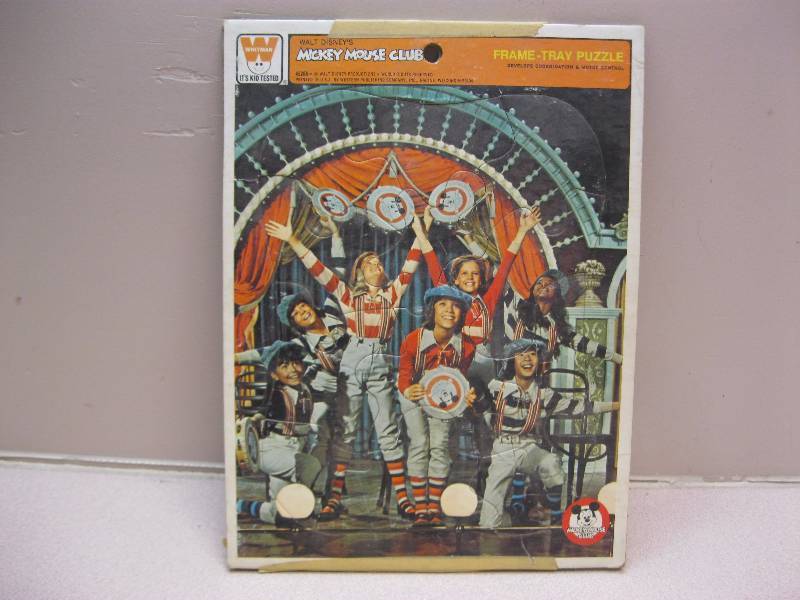 lot 176 image: Vintage Mickey Mouse Club Puzzle Board....