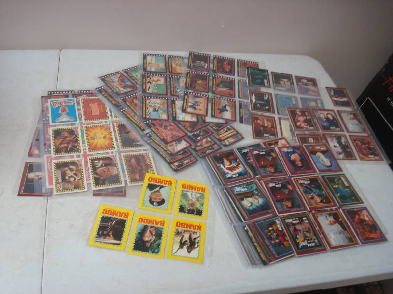 lot 189 image: Lot Of Misc. Movie And TV Cards. Star Trek, R...