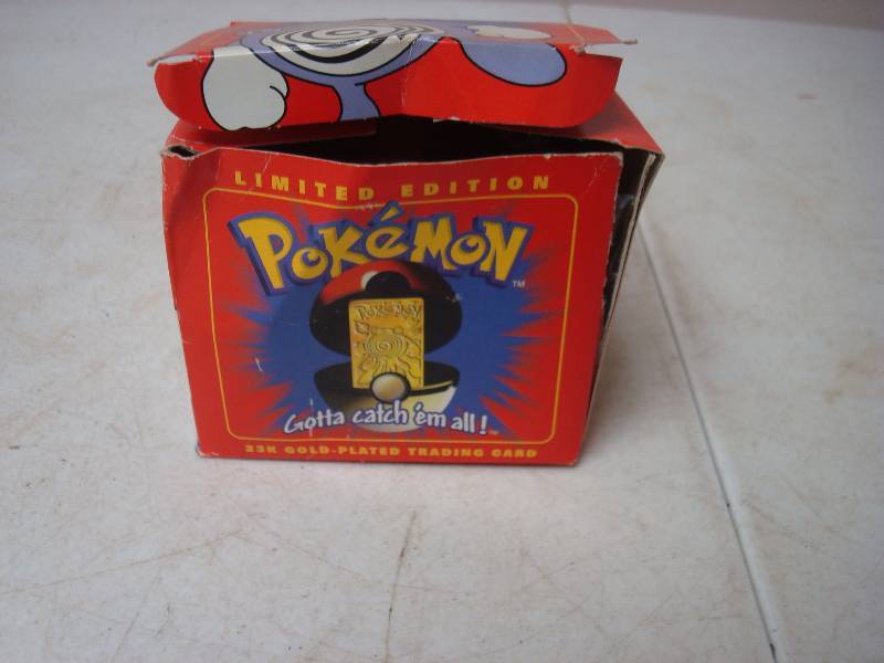 lot 192 image: Pokemon Gold Collector Card. ...