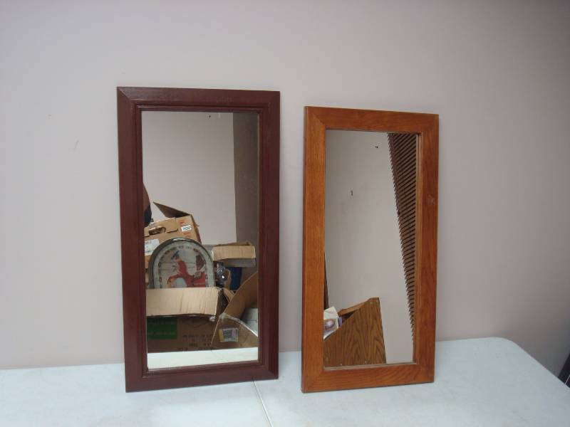 lot 206 image: Pair Of Wall Mirrors....