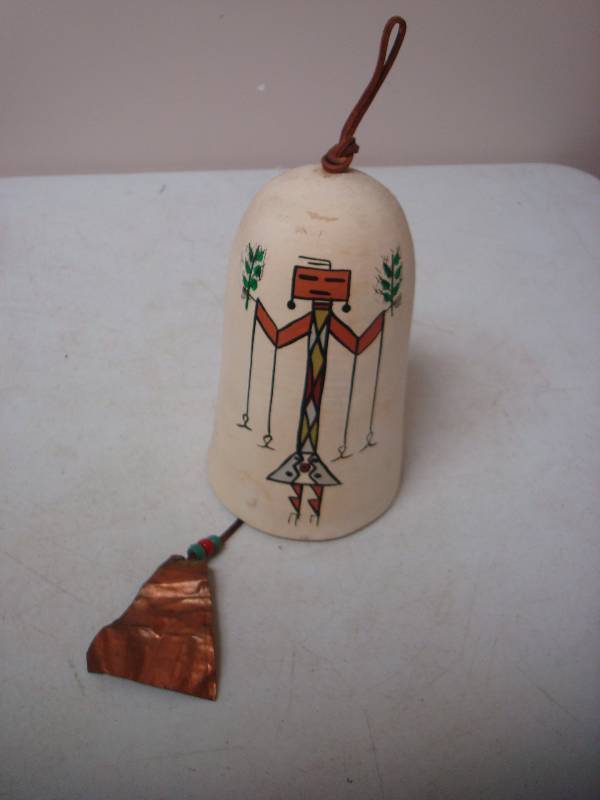 lot 236 image: Southwest Style Bell. Small Chip...