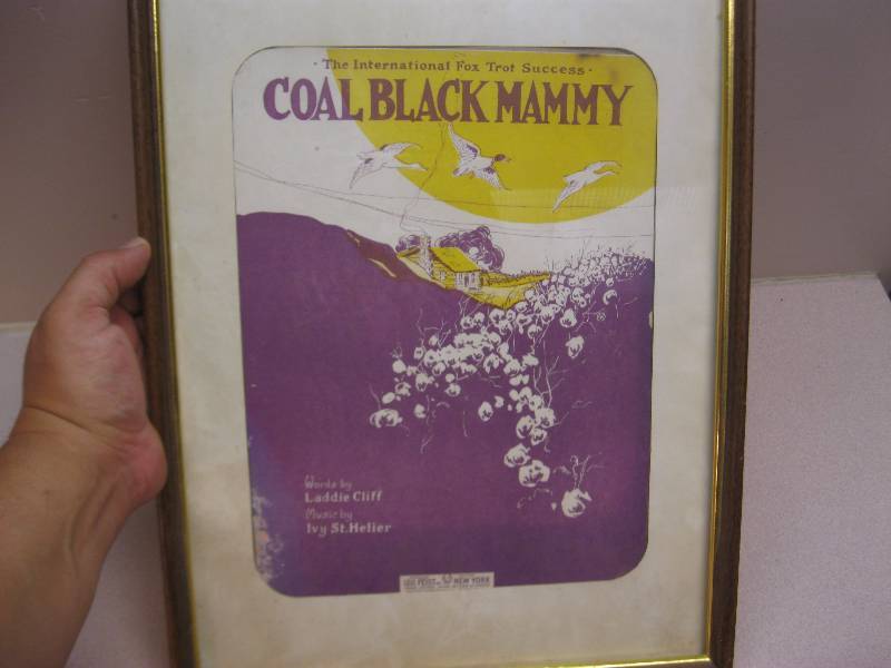 lot 280 image: Black Americana Coal Black Mammy Sheet Music....