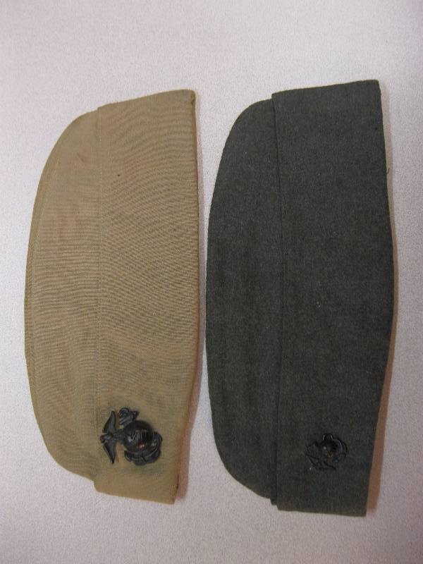 lot 284 image: Pair Of Vintage Marine Summer Winter Caps....