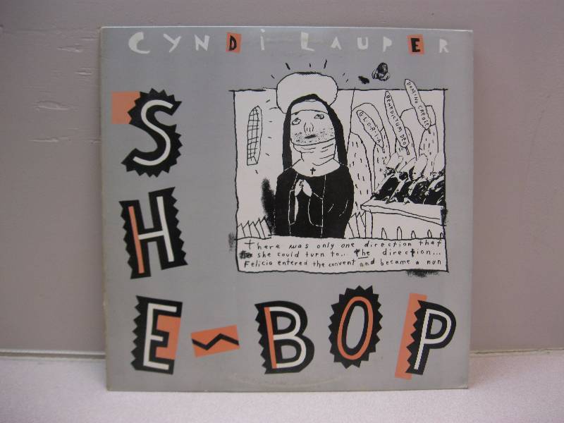 lot 303 image: She-Bop Cyndi Lauper Album. Fair Condition....