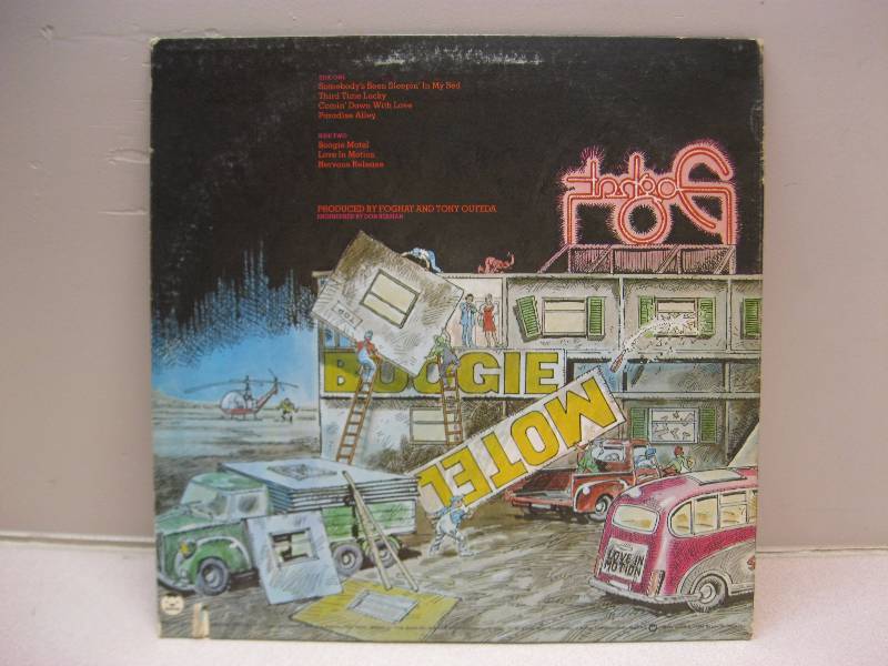 lot 324 image: Foghat&nbspBoogie Motel Album. Fair Conditio...