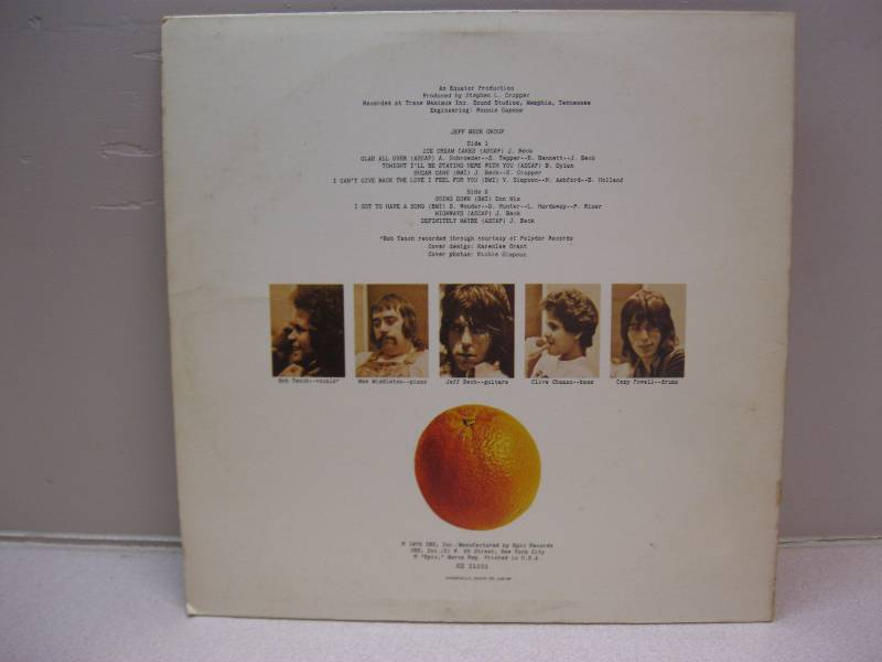 lot 341 image: Jeff Beck Group Album. Fair Condition....