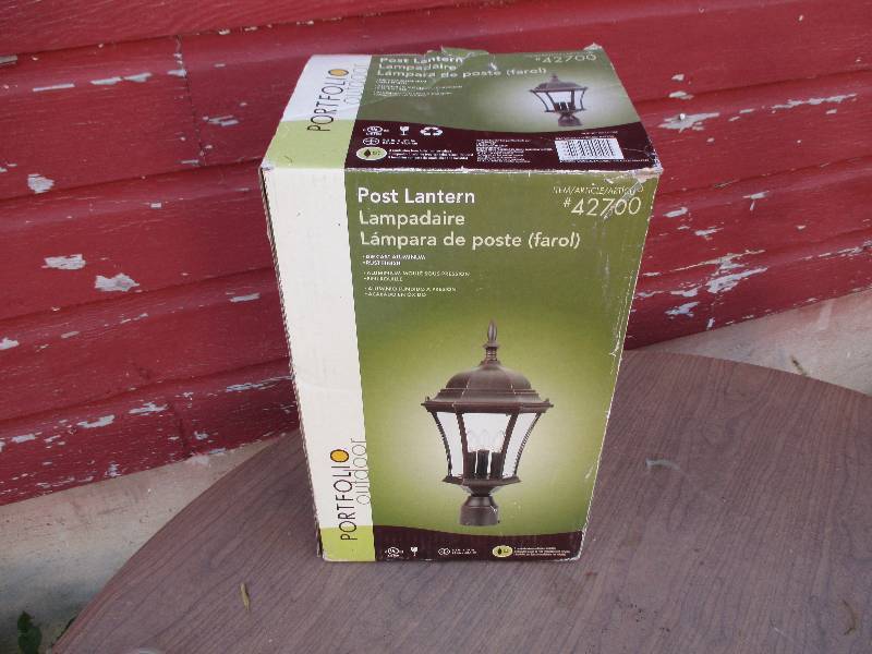 Portfolio outdoor post lantern...