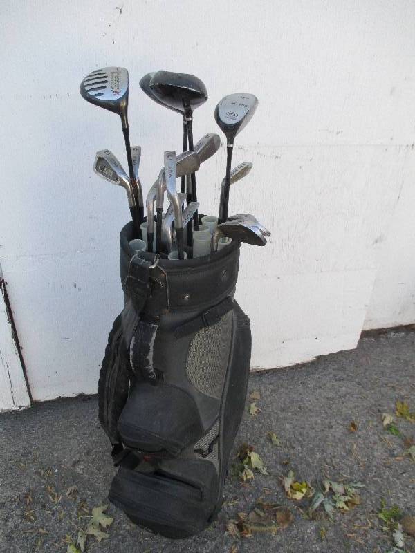 Full set of Fila golf clubs in an A...
