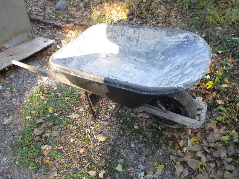 Single wheeled wheel barrow by True...