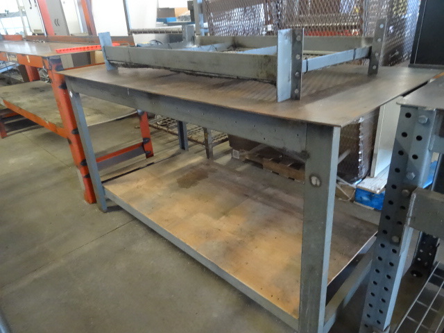 lot 4 image: 72 X 36 X 39 Steel Work Bench