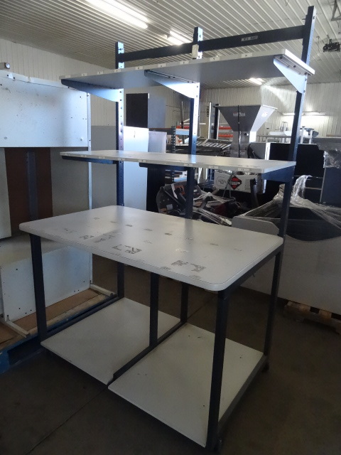 lot 6 image: Mayline TableShelf Unit on Wheels