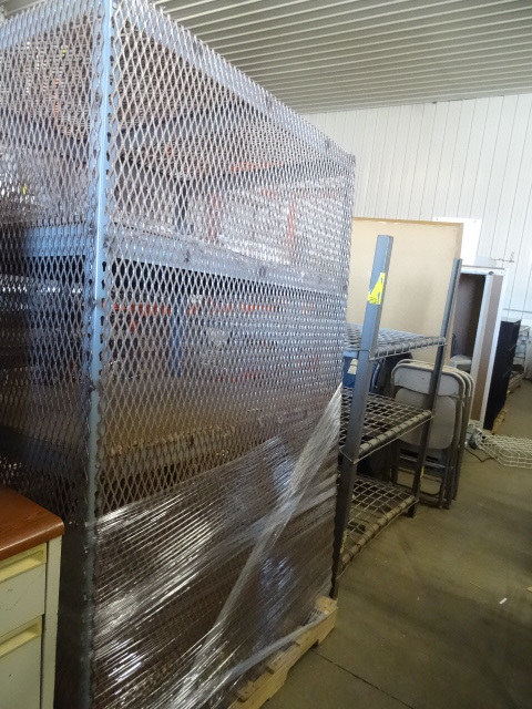 lot 10 image: Steel Lock Up Cage 49 X 39 X 70
