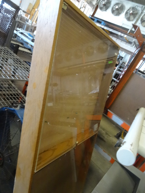 lot 13 image: 72 X 5 X 36 Wall Hanging Cabinet