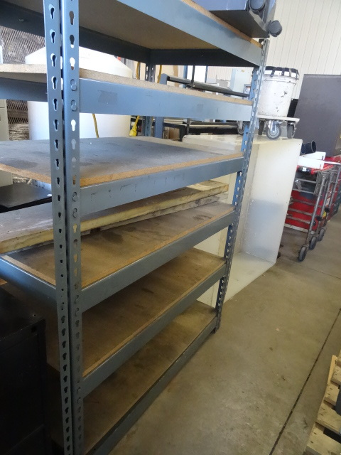 lot 39 image: Slide N Lock Shelving Unit 46 X 25 X 60
