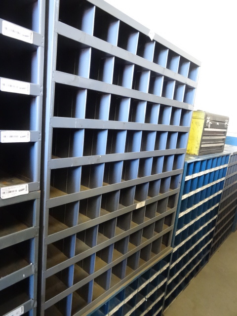 lot 47 image: Metal Hardware Cabinet 2 Sections