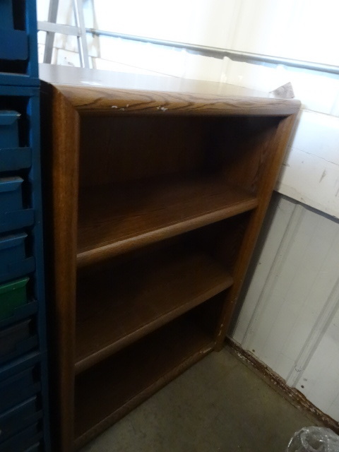 lot 53 image: Wood Book Shelf 31 X 13 X 43