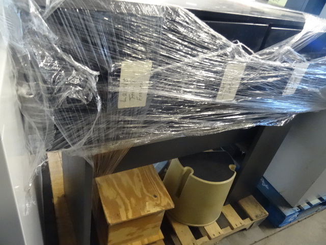 lot 56 image: Pallet of Office Furniture Metal Desk