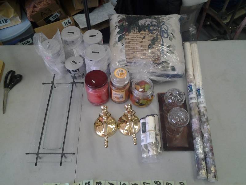 Candles, Holders, Decorative Throw Pillow, Wall Paper, Banks