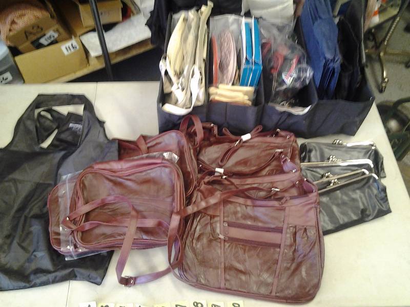Assorted New Purses, Clutches, Phone Cases,