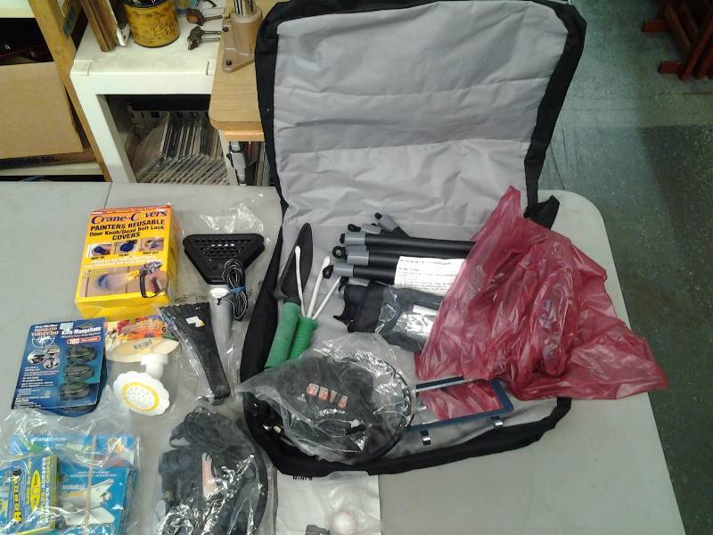 Riding Mower Seat Cover, 2-Mini Air Compressors,