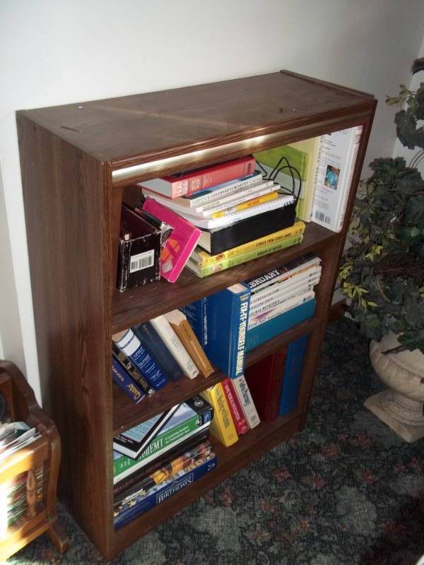 lot 55 image: Bookshelf with books