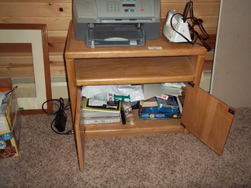 lot 79 image: Fax, iron and stand with all contents
