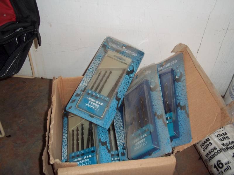 lot 156 image: Box of new drill bits