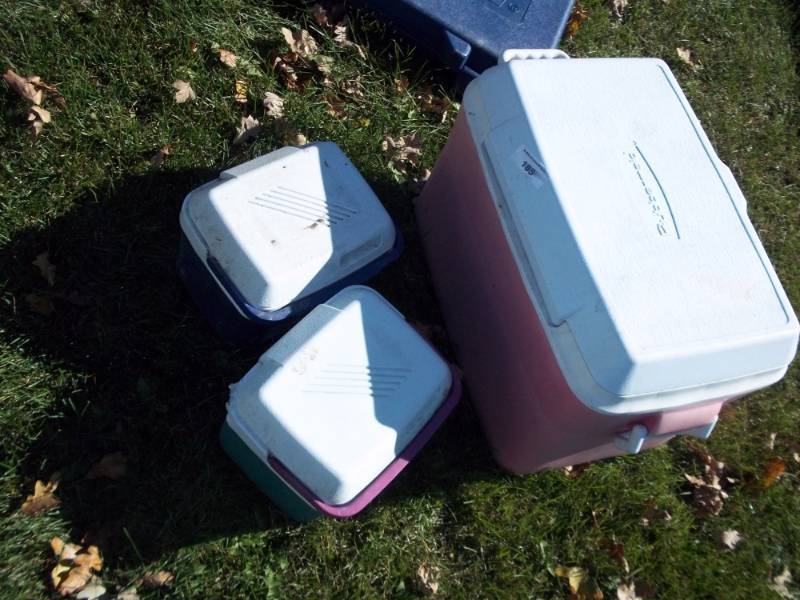 lot 185 image: 3 coolers